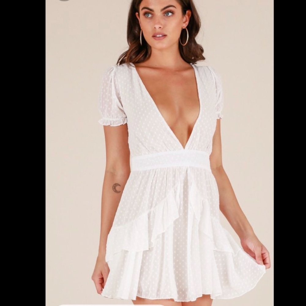 White mini dress - Showpo Coco bella dress